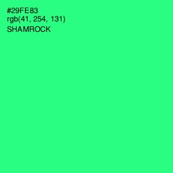 #29FE83 - Shamrock Color Image