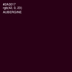 #2A0017 - Aubergine Color Image