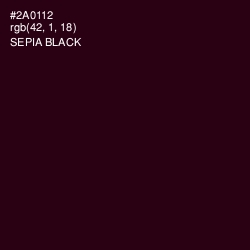 #2A0112 - Sepia Black Color Image