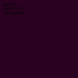 #2A0121 - Jacaranda Color Image