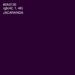 #2A0130 - Jacaranda Color Image