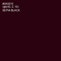 #2A0210 - Sepia Black Color Image