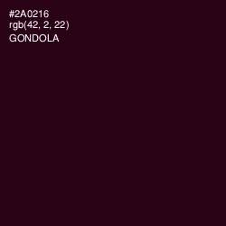 #2A0216 - Gondola Color Image