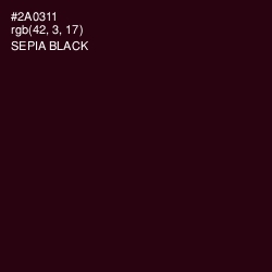 #2A0311 - Sepia Black Color Image