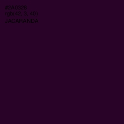 #2A0328 - Jacaranda Color Image