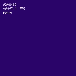#2A0469 - Paua Color Image