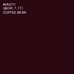 #2A0711 - Coffee Bean Color Image