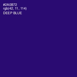 #2A0B72 - Deep Blue Color Image