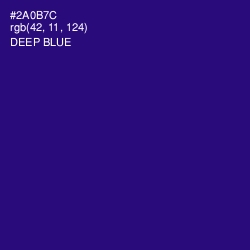 #2A0B7C - Deep Blue Color Image