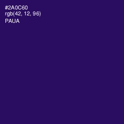 #2A0C60 - Paua Color Image