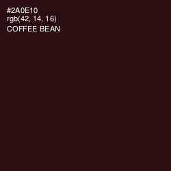 #2A0E10 - Coffee Bean Color Image