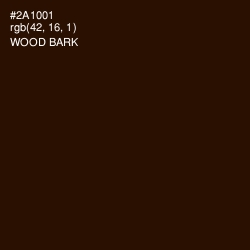 #2A1001 - Wood Bark Color Image