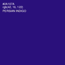 #2A107A - Persian Indigo Color Image