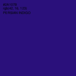 #2A107B - Persian Indigo Color Image