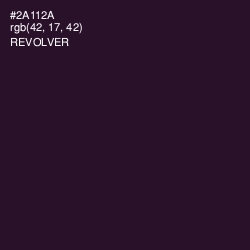 #2A112A - Revolver Color Image