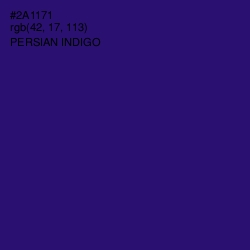 #2A1171 - Persian Indigo Color Image