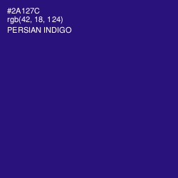 #2A127C - Persian Indigo Color Image