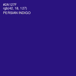 #2A127F - Persian Indigo Color Image