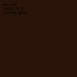 #2A1309 - Coffee Bean Color Image