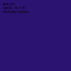 #2A1371 - Persian Indigo Color Image