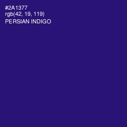 #2A1377 - Persian Indigo Color Image
