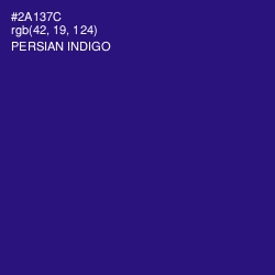 #2A137C - Persian Indigo Color Image