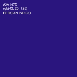 #2A147D - Persian Indigo Color Image