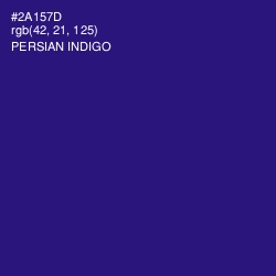 #2A157D - Persian Indigo Color Image