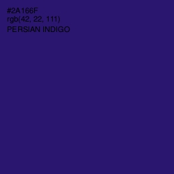 #2A166F - Persian Indigo Color Image