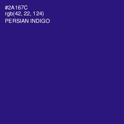 #2A167C - Persian Indigo Color Image