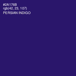 #2A176B - Persian Indigo Color Image