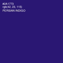 #2A1773 - Persian Indigo Color Image
