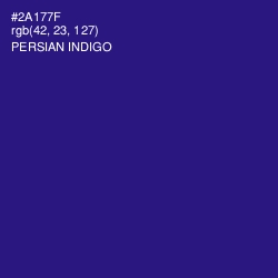 #2A177F - Persian Indigo Color Image