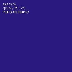 #2A197E - Persian Indigo Color Image