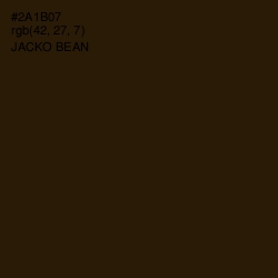 #2A1B07 - Jacko Bean Color Image