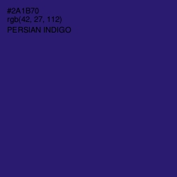 #2A1B70 - Persian Indigo Color Image