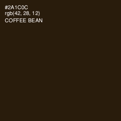 #2A1C0C - Coffee Bean Color Image