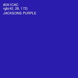 #2A1CAC - Jacksons Purple Color Image