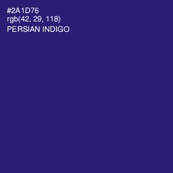 #2A1D76 - Persian Indigo Color Image