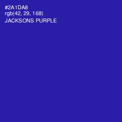 #2A1DA8 - Jacksons Purple Color Image