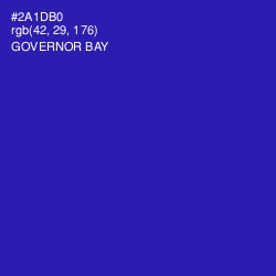 #2A1DB0 - Governor Bay Color Image