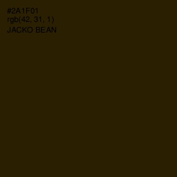 #2A1F01 - Jacko Bean Color Image