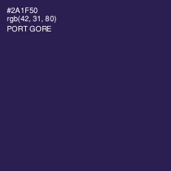 #2A1F50 - Port Gore Color Image