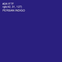 #2A1F7F - Persian Indigo Color Image