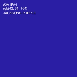 #2A1FA4 - Jacksons Purple Color Image