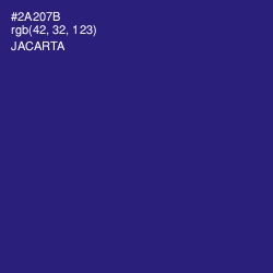 #2A207B - Jacarta Color Image
