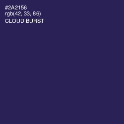 #2A2156 - Cloud Burst Color Image
