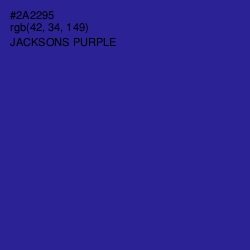 #2A2295 - Jacksons Purple Color Image