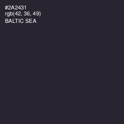 #2A2431 - Baltic Sea Color Image