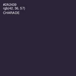 #2A2439 - Charade Color Image